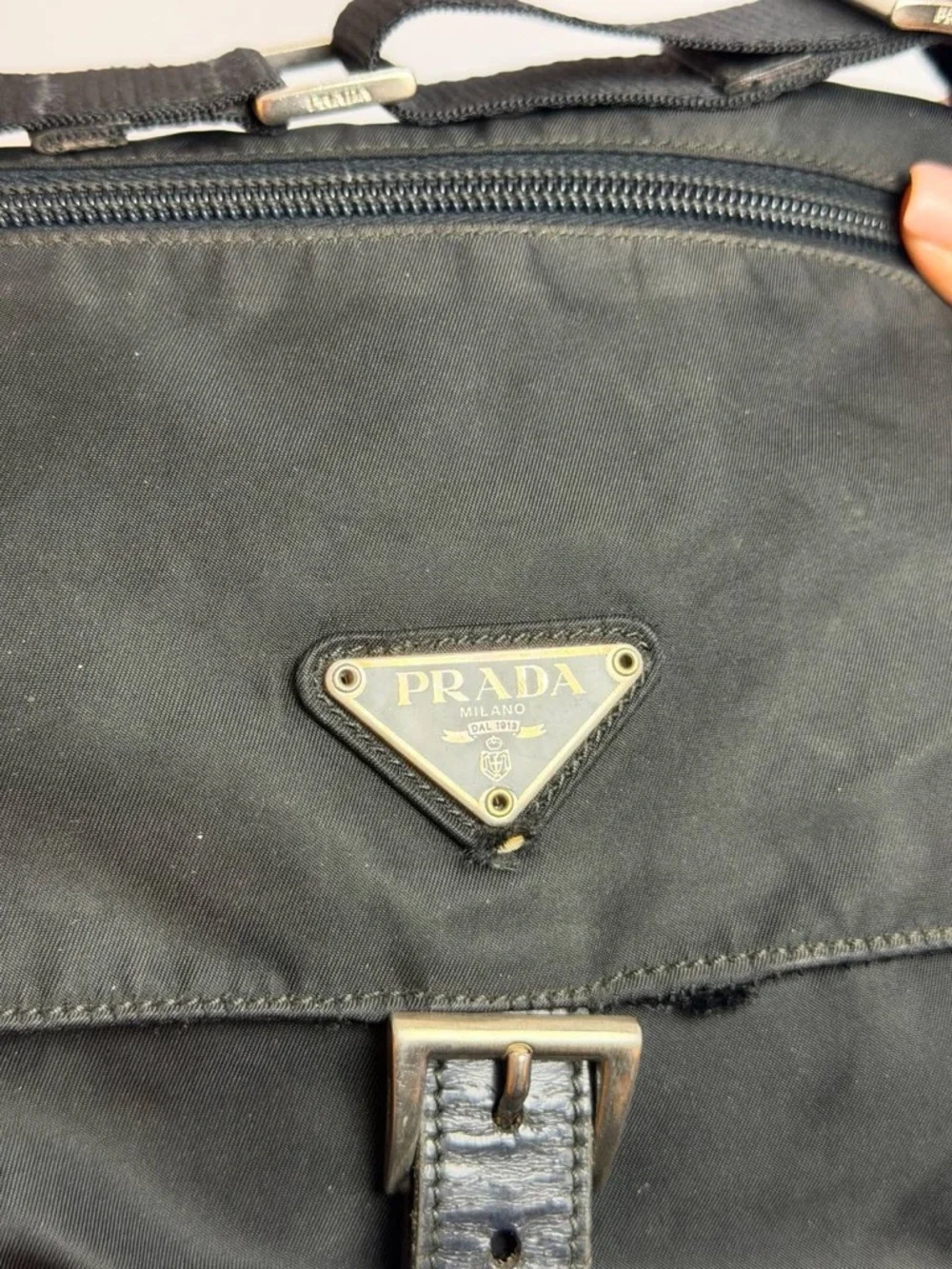 Prada Tessuto Nylon Messenger Shoulder Bag